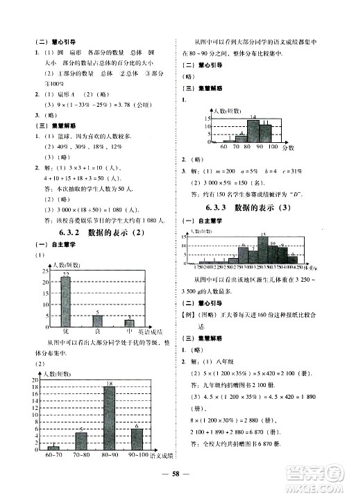 广东经济出版社2020年百分导学数学七年级上册BS北师版答案