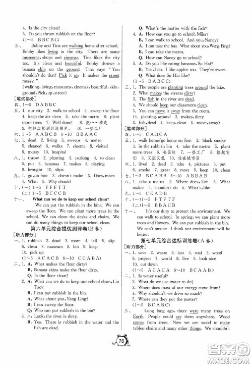 江苏人民出版社2020提优名卷六年级数学上册江苏教育版答案
