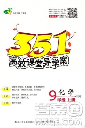 新疆文化出版社2020年351高效课堂导学案九年级上册化学科粤版答案