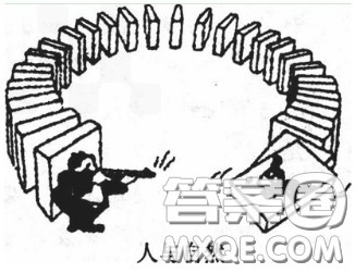 人与自然漫画英语作文 分析漫画人与自然的英语作文