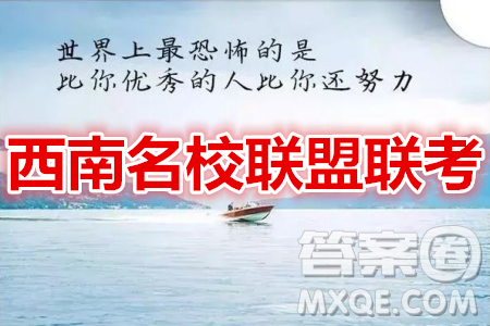 西南名校联盟高考适应性月考卷12月考理科综合试题及答案