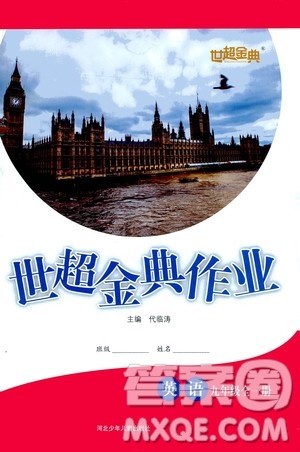 河北少年儿童出版社2020世超金典作业英语九年级全一册人教版答案 河北少年儿童出版社2020世超金典作业英语九年级全一册人教版答案