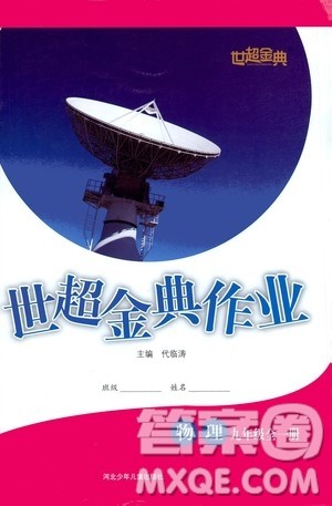 河北少年儿童出版社2020世超金典作业物理九年级全一册人教版答案