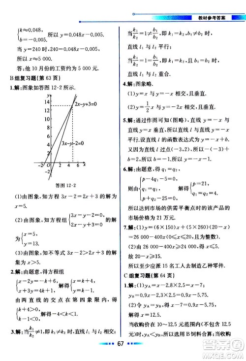 2020年教材解读数学八年级上册HK沪科版参考答案
