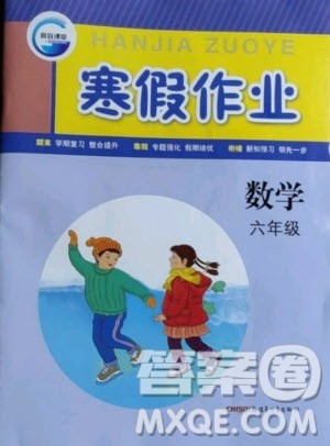 新疆青少年出版社2021寒假作业数学六年级人教版答案