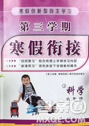 浙江科学技术出版社2021第三学期寒假衔接六年级科学教科版答案 浙江科学技术出版社2021第三学期寒假衔接六年级科学教科版答案