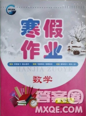 新疆青少年出版社2021寒假作业八年级数学人教版答案