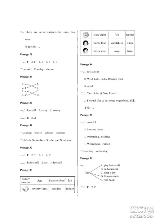 大连理工大学出版社2021假期伙伴寒假作业五年级英语人教PEP版答案