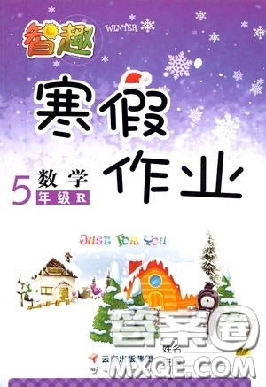 云南科技出版社2022年智趣寒假作业五年级数学人教版答案