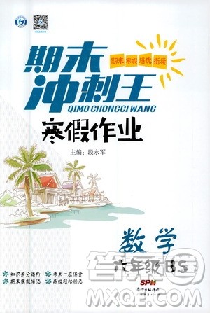 广东经济出版社2021期末冲刺王寒假作业数学六年级BS北师版答案