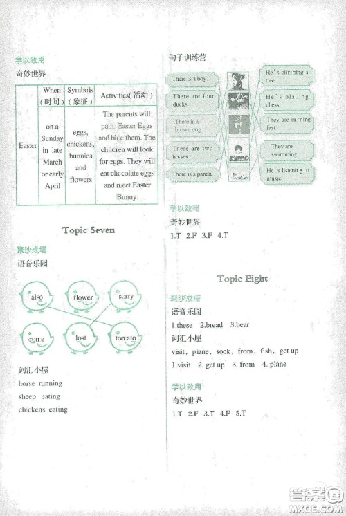 辽宁师范大学出版社2021寒假乐园四年级英语答案