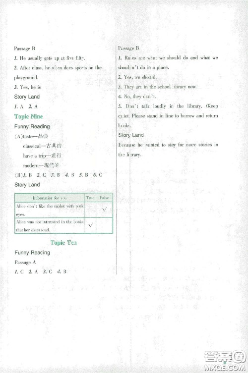 辽宁师范大学出版社2021寒假乐园六年级英语辽师版答案