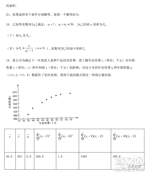 2021届高三1月八省联考临门一脚押题金卷数学试题及答案