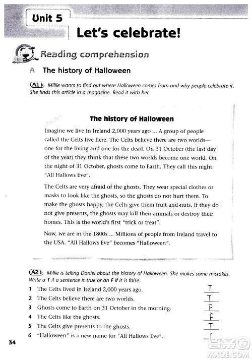 译林出版社2020译林英语初中补充习题七年级上册译林版答案 译林出版社2020译林英语初中补充习题七年级上册译林版答案