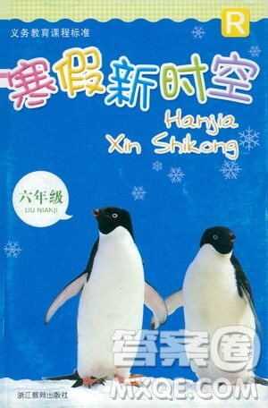 浙江教育出版社2021寒假新时空六年级R版答案
