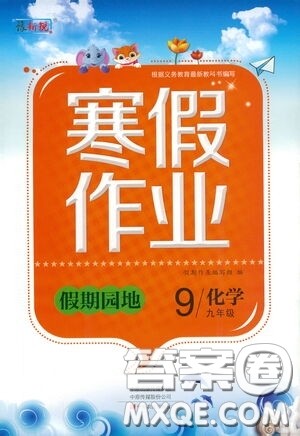 2021豫新锐寒假作业假期园地九年级化学答案