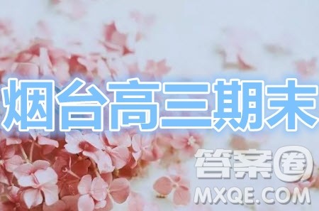 烟台2020-2021学年度第一学期期末学业水平诊断高三地理试题及答案 烟台2020-2021学年度第一学期期末学业水平诊断高三地理试题及答案