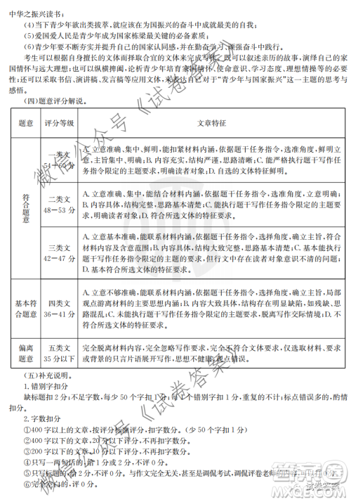 驻马店市2020-2021学年度第一学期高三年级期末统一考试语文试题及答案