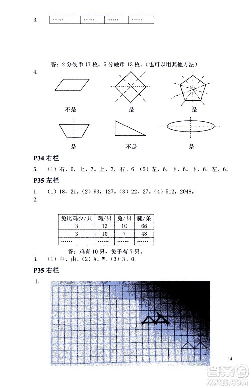 安徽少年儿童出版社2021版寒假作业五年级数学北师大版答案 安徽少年儿童出版社2021版寒假作业五年级数学北师大版答案