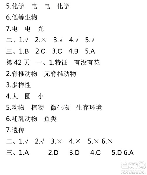 2021版世纪金榜新视野寒假作业六年级答案