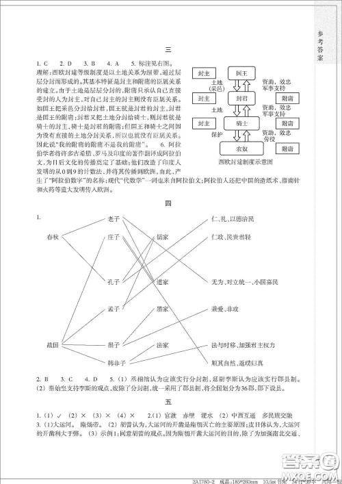 浙江教育出版社2021寒假作业八年级合订本B版答案