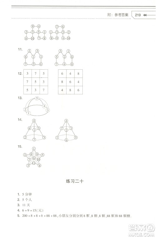 知识出版社2021小学生奥数点拨三年级答案