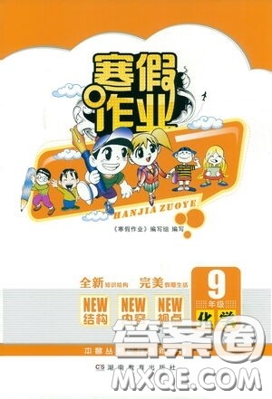 湖南教育出版社2021寒假作业九年级化学答案