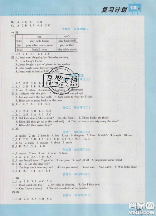 2021年豫新锐图书复习计划100分寒假五年级英语外研版答案 2021年豫新锐图书复习计划100分寒假五年级英语外研版答案