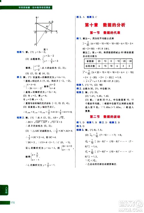 现代教育出版社2021学而思秘籍初中数学培优课堂八年级答案 现代教育出版社2021学而思秘籍初中数学培优课堂八年级答案