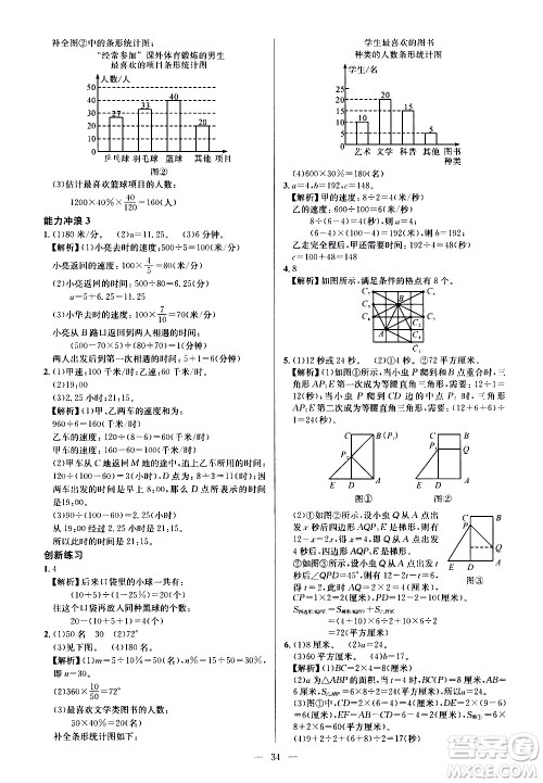 崇文书局2021举一反三小学奥数创新思维六年级C版答案