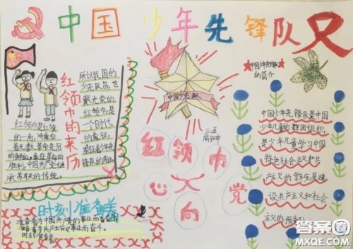 争做新时代好队员手抄报 关于争做新时代好队员的手抄报图片内容