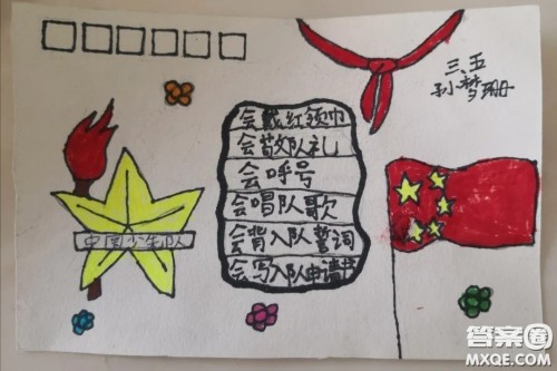 争做新时代好队员手抄报 关于争做新时代好队员的手抄报图片内容