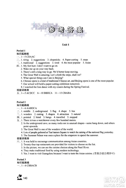 江苏凤凰教育出版社2021学习与评价九年级下册英语译林版答案 江苏凤凰教育出版社2021学习与评价九年级下册英语译林版答案