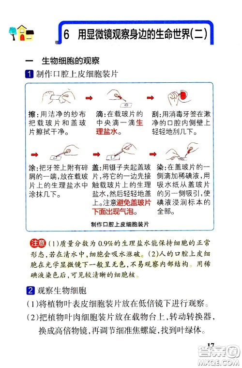 湖南师范大学出版社2021小学学霸速记科学六年级下册JK教科版答案 湖南师范大学出版社2021小学学霸速记科学六年级下册JK教科版答案