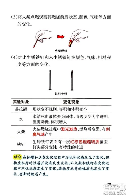 湖南师范大学出版社2021小学学霸速记科学六年级下册JK教科版答案 湖南师范大学出版社2021小学学霸速记科学六年级下册JK教科版答案