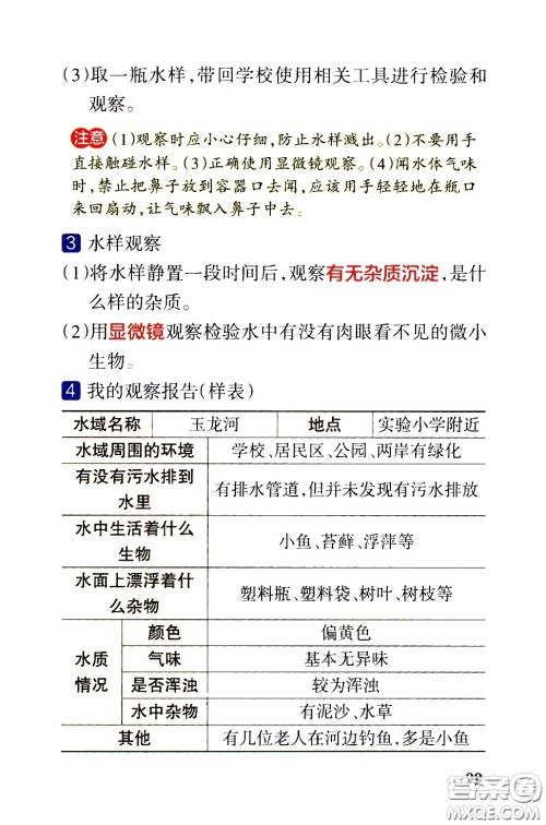 湖南师范大学出版社2021小学学霸速记科学六年级下册JK教科版答案 湖南师范大学出版社2021小学学霸速记科学六年级下册JK教科版答案