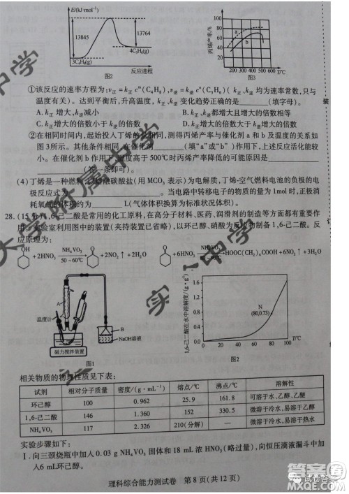 东北三省三校2021年高三第一次联合模拟考试理科综合试题及答案 东北三省三校2021年高三第一次联合模拟考试理科综合试题及答案