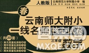 2021春云南师大附小一线名师核心试卷三年级数学人教版答案