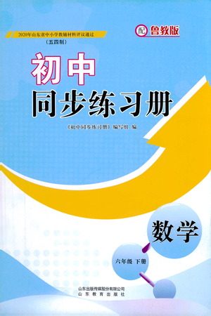 山东教育出版社2021初中同步练习册数学五四制六年级下册鲁教版答案