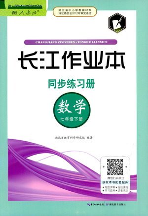 湖北教育出版社2021长江作业本同步练习册数学七年级下册人教版答案