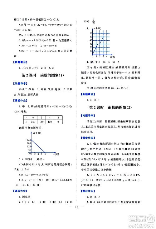 黄山书社2021启东黄冈作业本八年级下册数学人民教育版答案