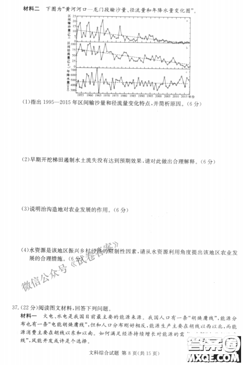 2021年3月湘豫名校联考高三文科综合试题及答案 2021年3月湘豫名校联考高三文科综合试题及答案