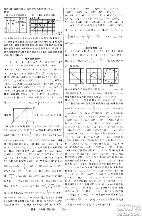 新疆青少年出版社2021原创新课堂数学八年级下RJ人教版答案 新疆青少年出版社2021原创新课堂数学八年级下RJ人教版答案
