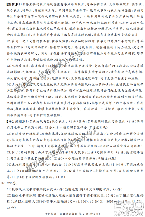 南宁市2021届高中毕业班第一次适应性测试文科综合试卷及答案 南宁市2021届高中毕业班第一次适应性测试文科综合试卷及答案