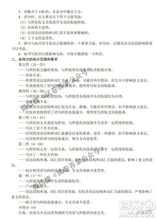 炎德英才大联考长郡中学2021届高三月考试卷七英语试题及答案 炎德英才大联考长郡中学2021届高三月考试卷七英语试题及答案