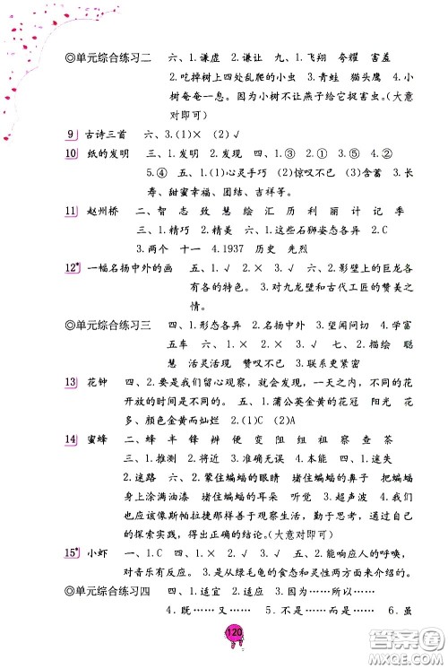海燕出版社2021语文学习与巩固三年级下册人教版答案 海燕出版社2021语文学习与巩固三年级下册人教版答案