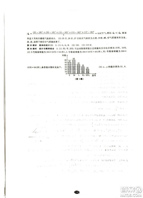 江苏凤凰教育出版社2021春初中毕业升学考试指导数学参考答案 江苏凤凰教育出版社2021春初中毕业升学考试指导数学参考答案