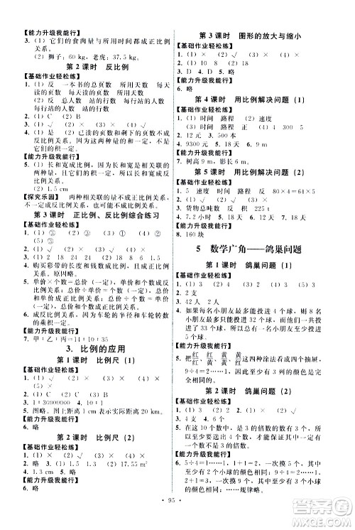 人民教育出版社2021能力培养与测试数学六年级下册人教版答案 人民教育出版社2021能力培养与测试数学六年级下册人教版答案