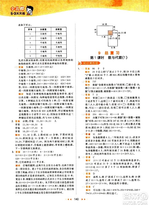 教育科学出版社2021春季53天天练小学数学三年级下册RJ人教版答案 教育科学出版社2021春季53天天练小学数学三年级下册RJ人教版答案