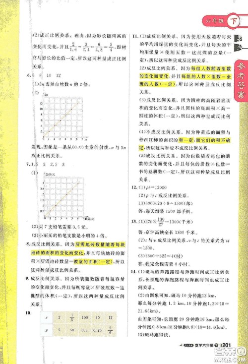 北京教育出版社2021年1+1轻巧夺冠课堂直播六年级数学下册人教版答案 北京教育出版社2021年1+1轻巧夺冠课堂直播六年级数学下册人教版答案